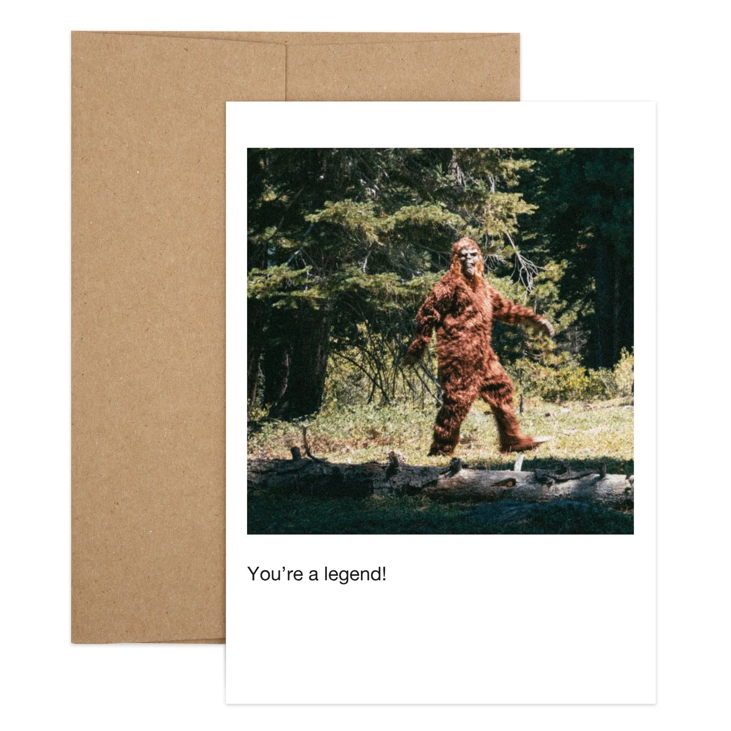 Bigfoot Father's Day Greeting Card