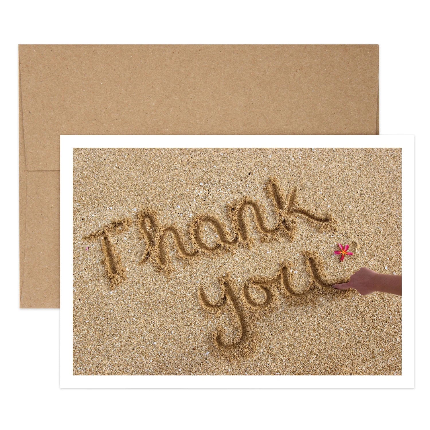 Sand Thank You Greeting Card