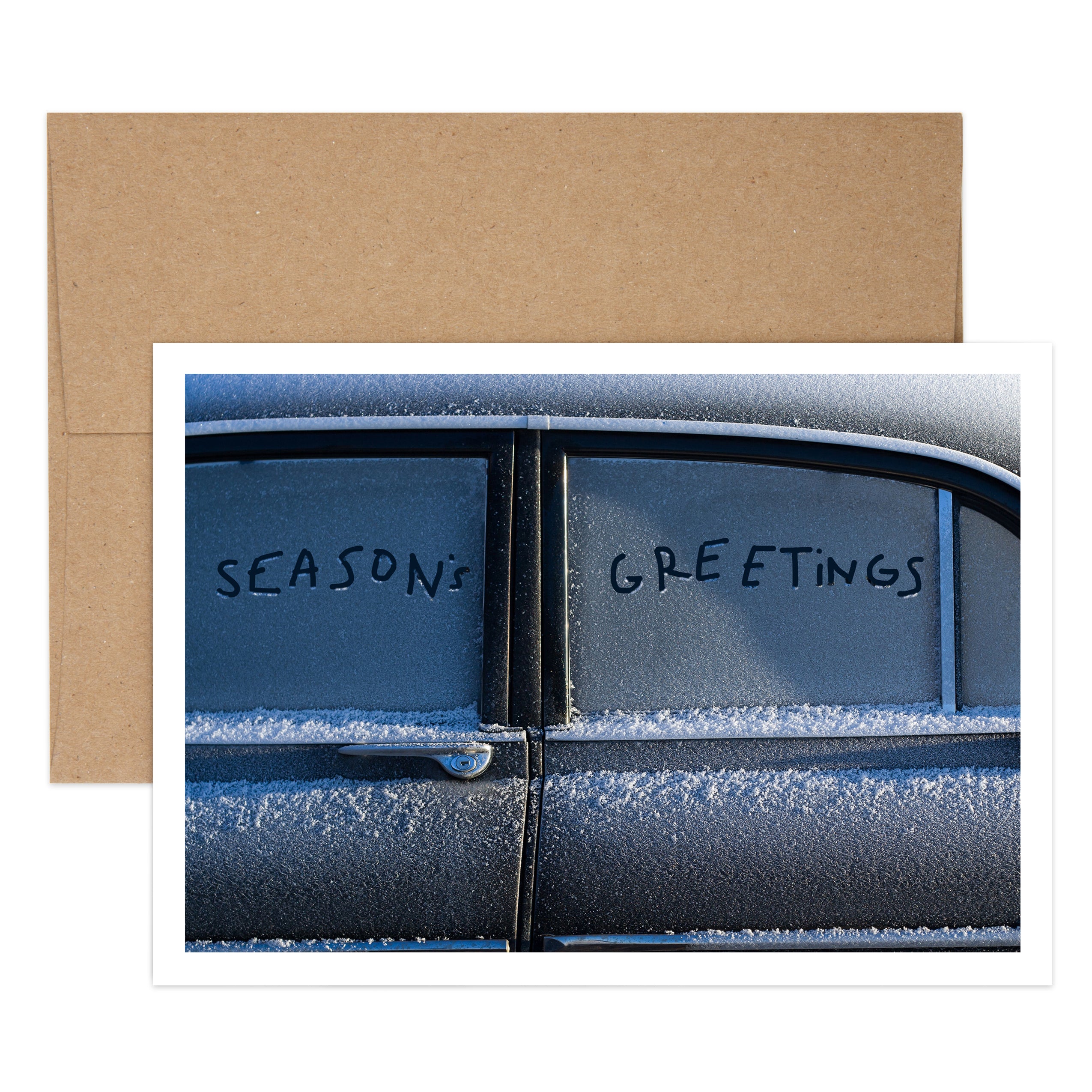 Frosted Window Holiday Greeting Card