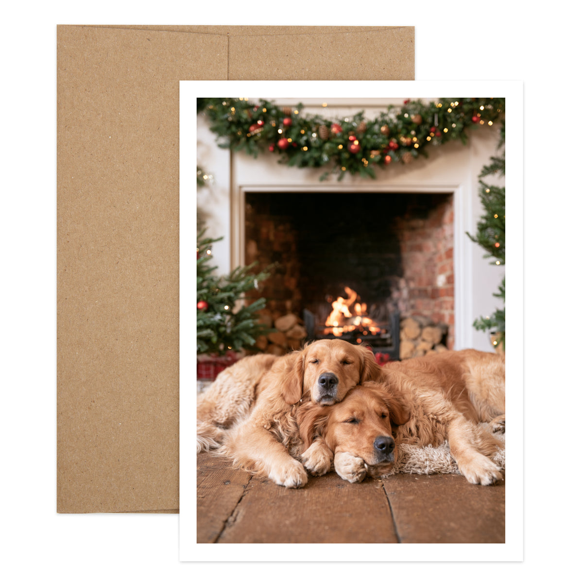 Cozy Christmas Holiday Greeting Card