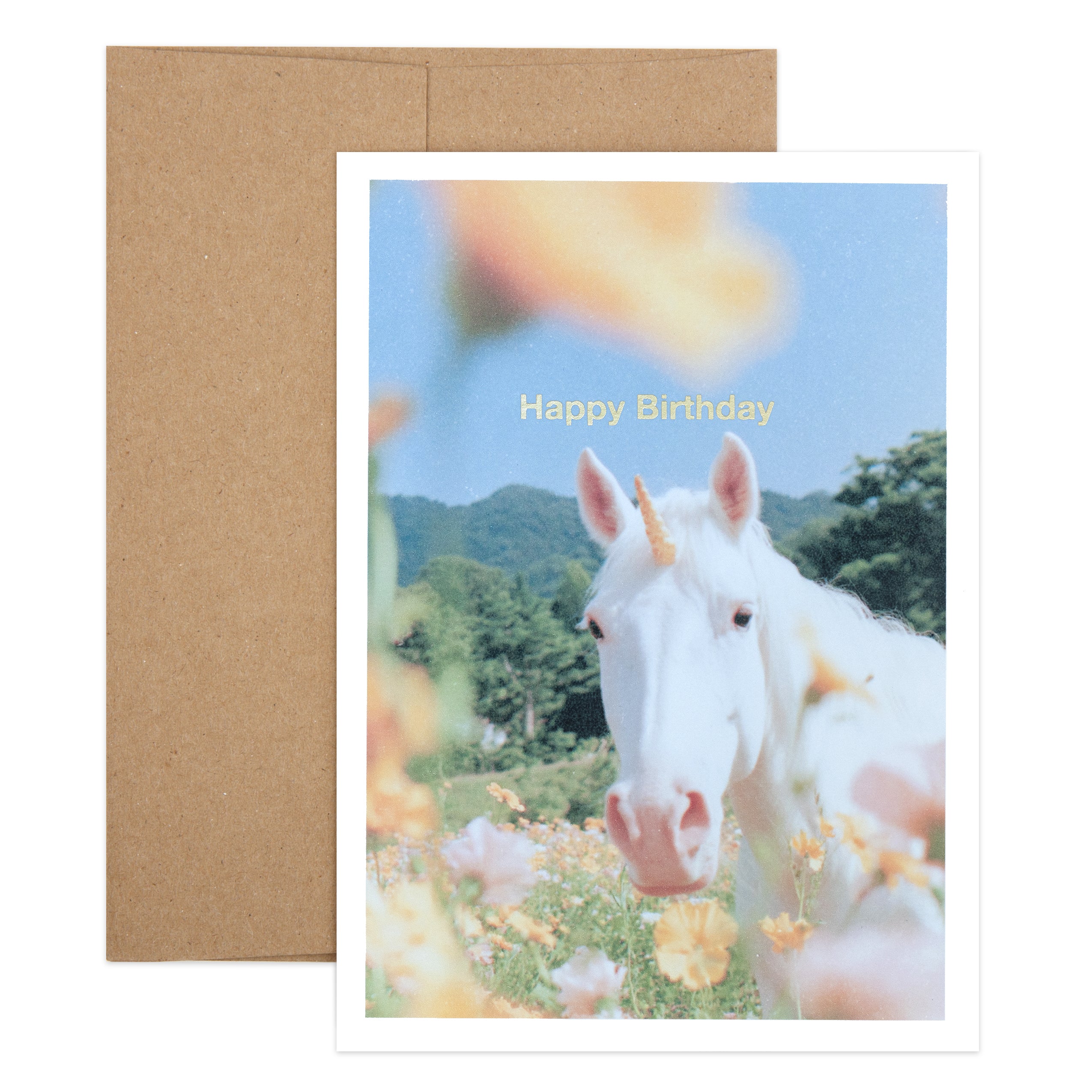 Unicorn Birthday (Gold Foil)