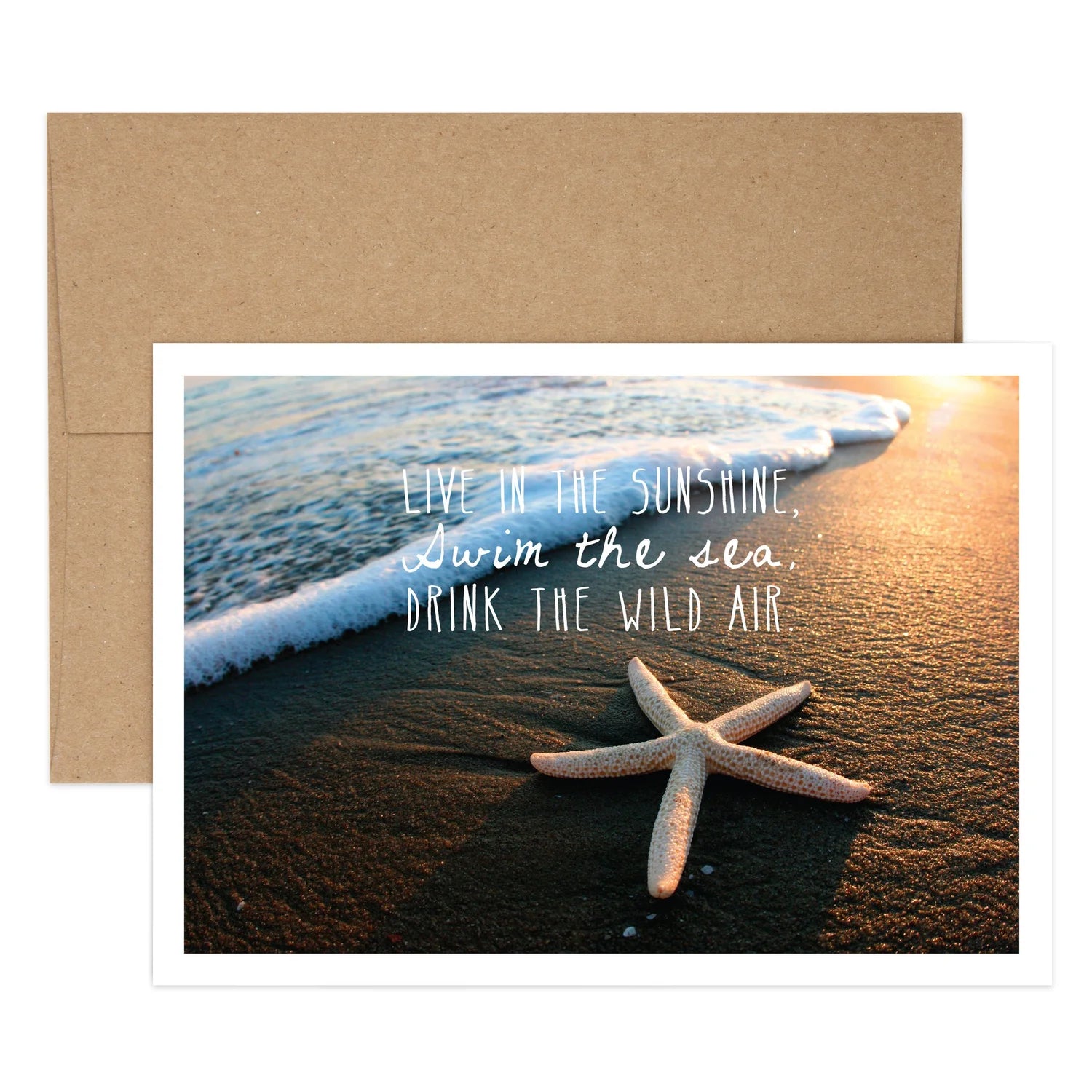 Starfish Blank Greeting Card