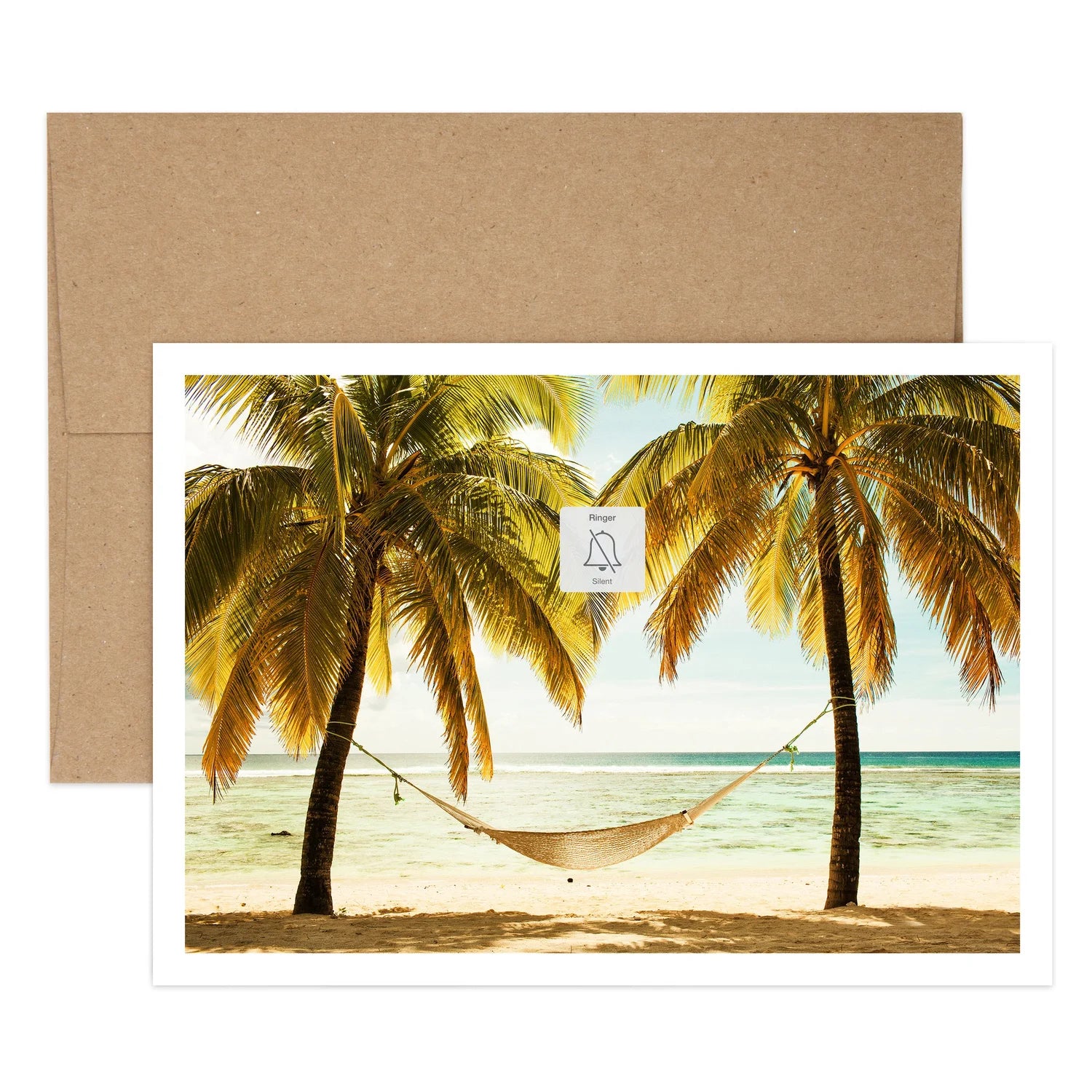 Unplug Hammock Birthday Greeting Card