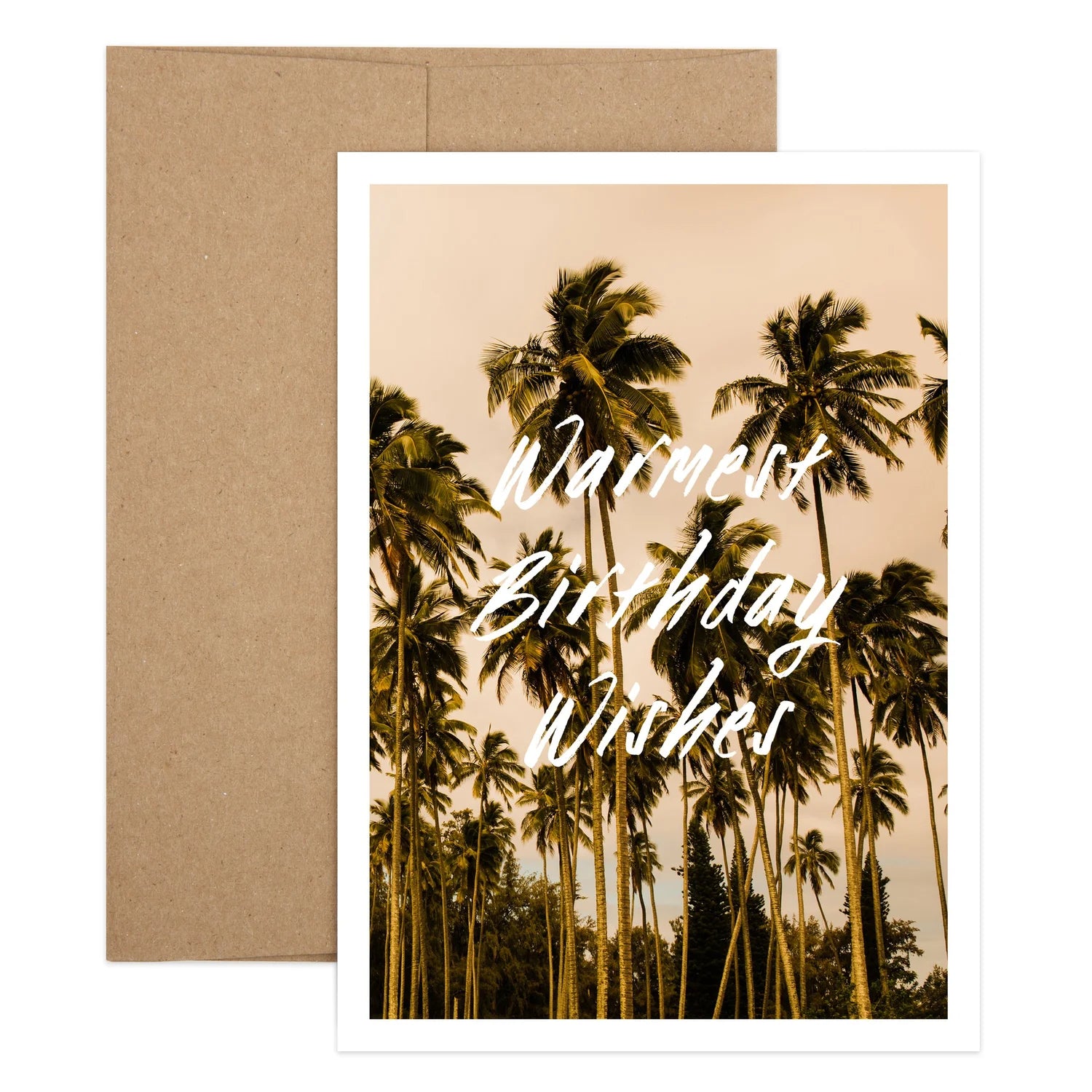 Warmest Palms Birthday Greeting Card