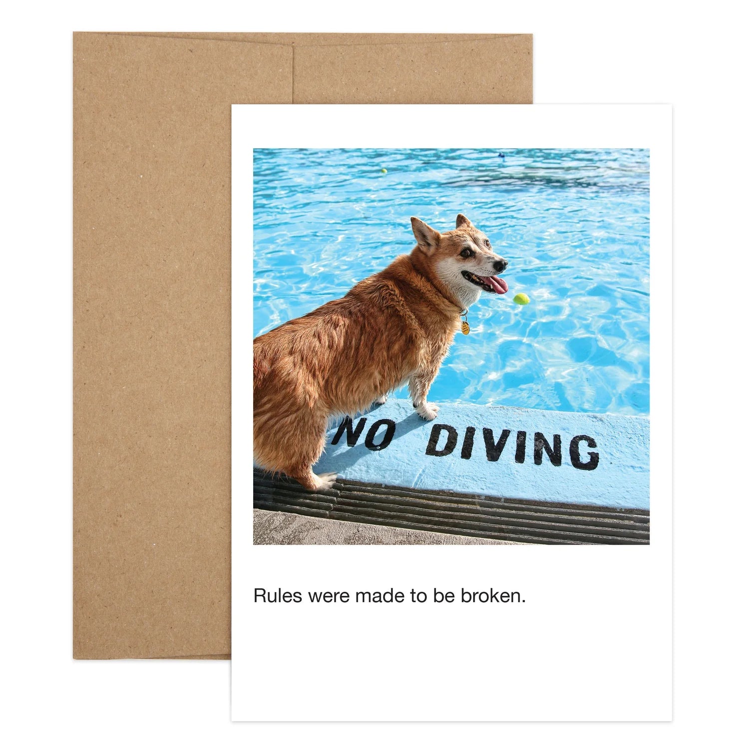 Rule Breaker Birthday Greeting Card