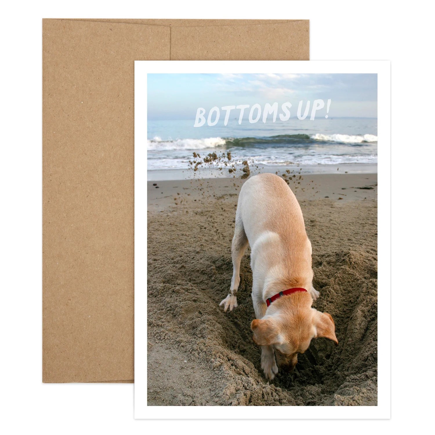 Bottoms Up Birthday Greeting Card