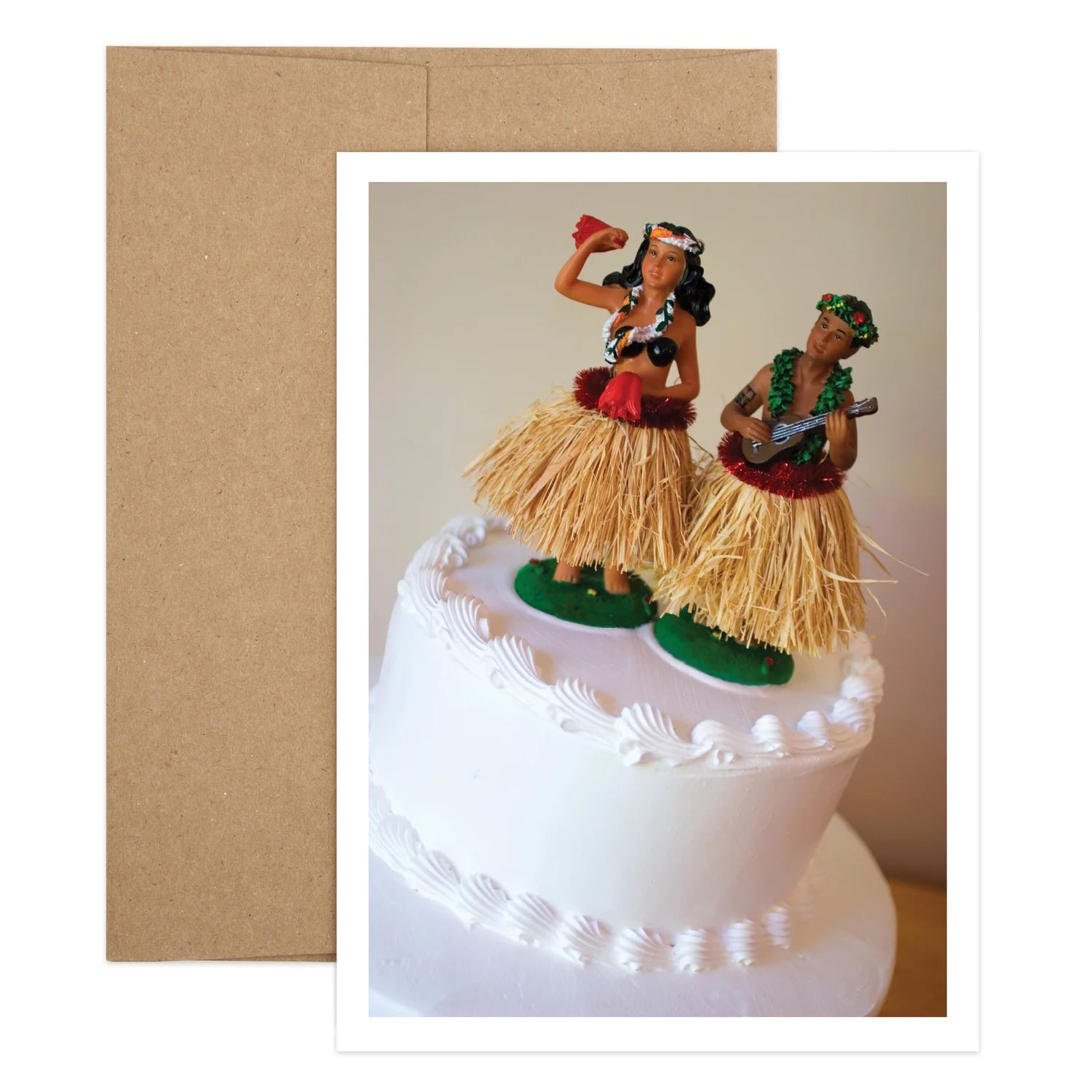 Hula Wedding Greeting Card