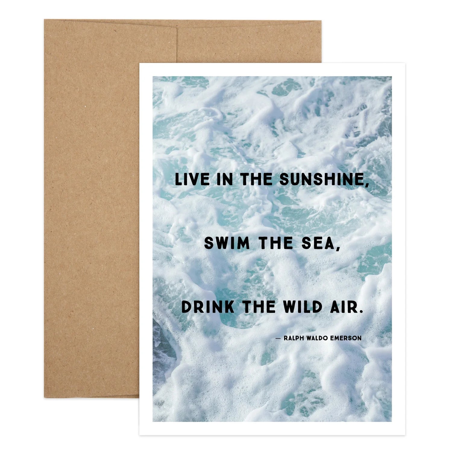 Swim the Sea Thoreau Birthday Card