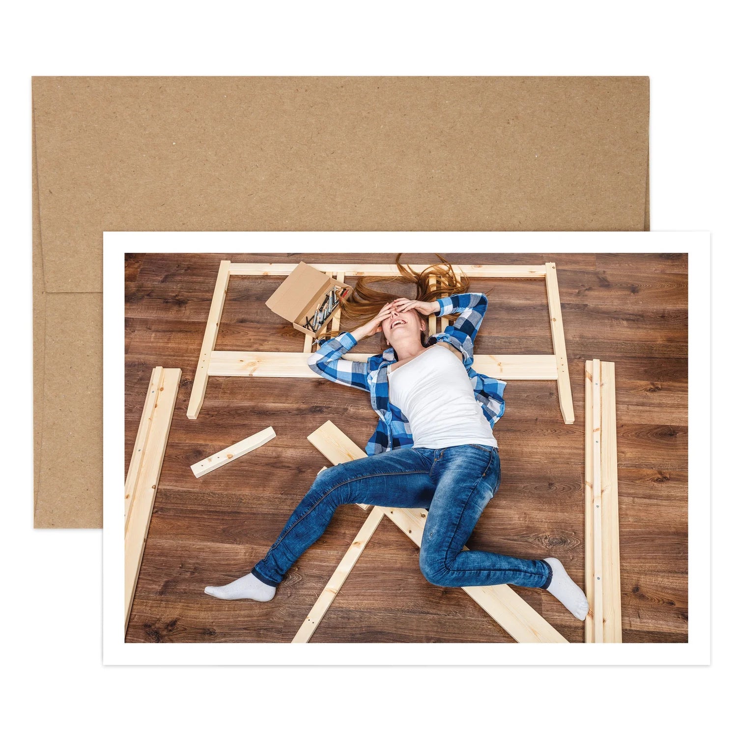 Fully Assembled New Home Greeting Card
