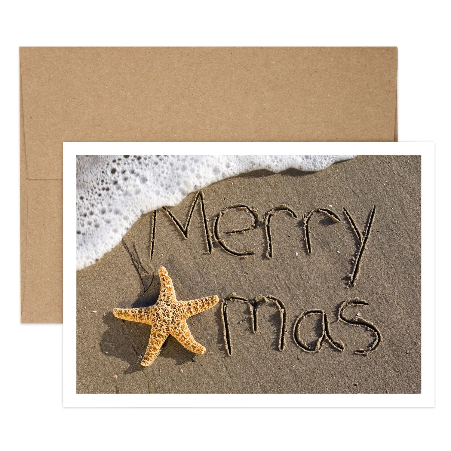 Xmas Starfish Greeting Card