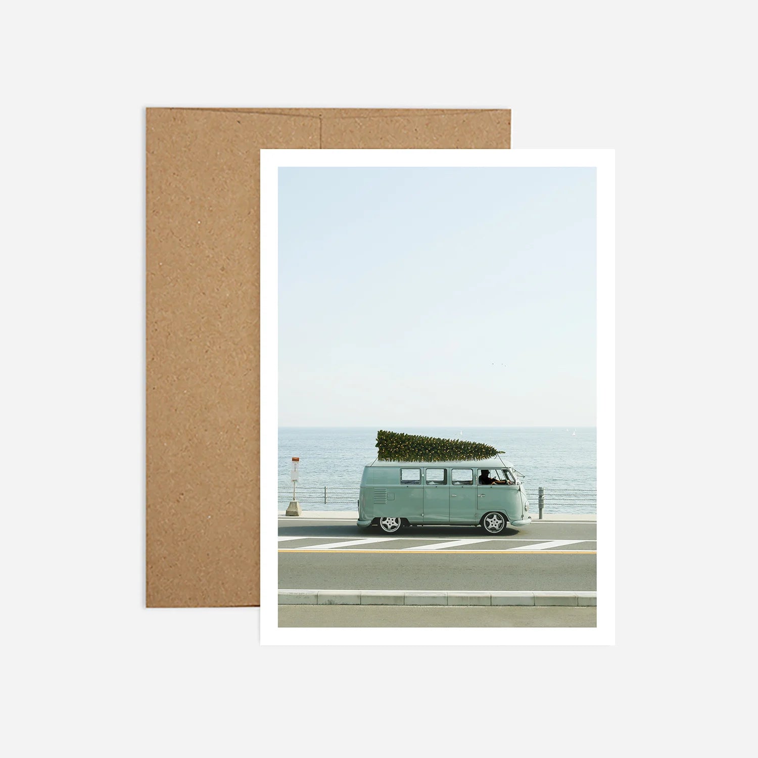 Christmas Tree VW Bus Greeting Card