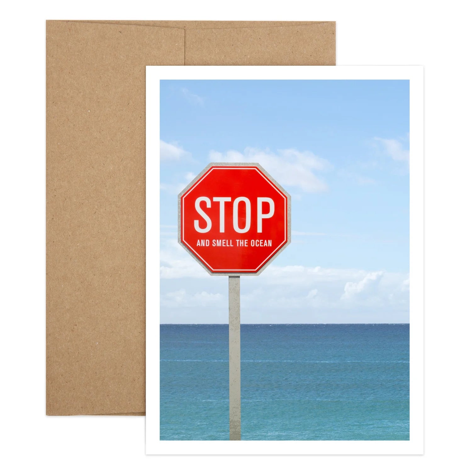 Stop Sign Birthday Greeting Card