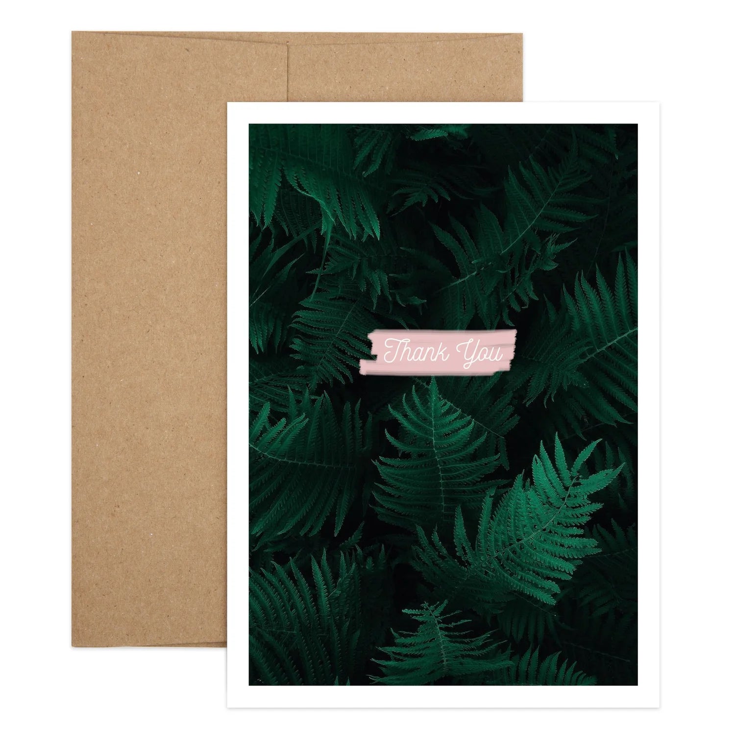 Fern Thank You Greeting Card