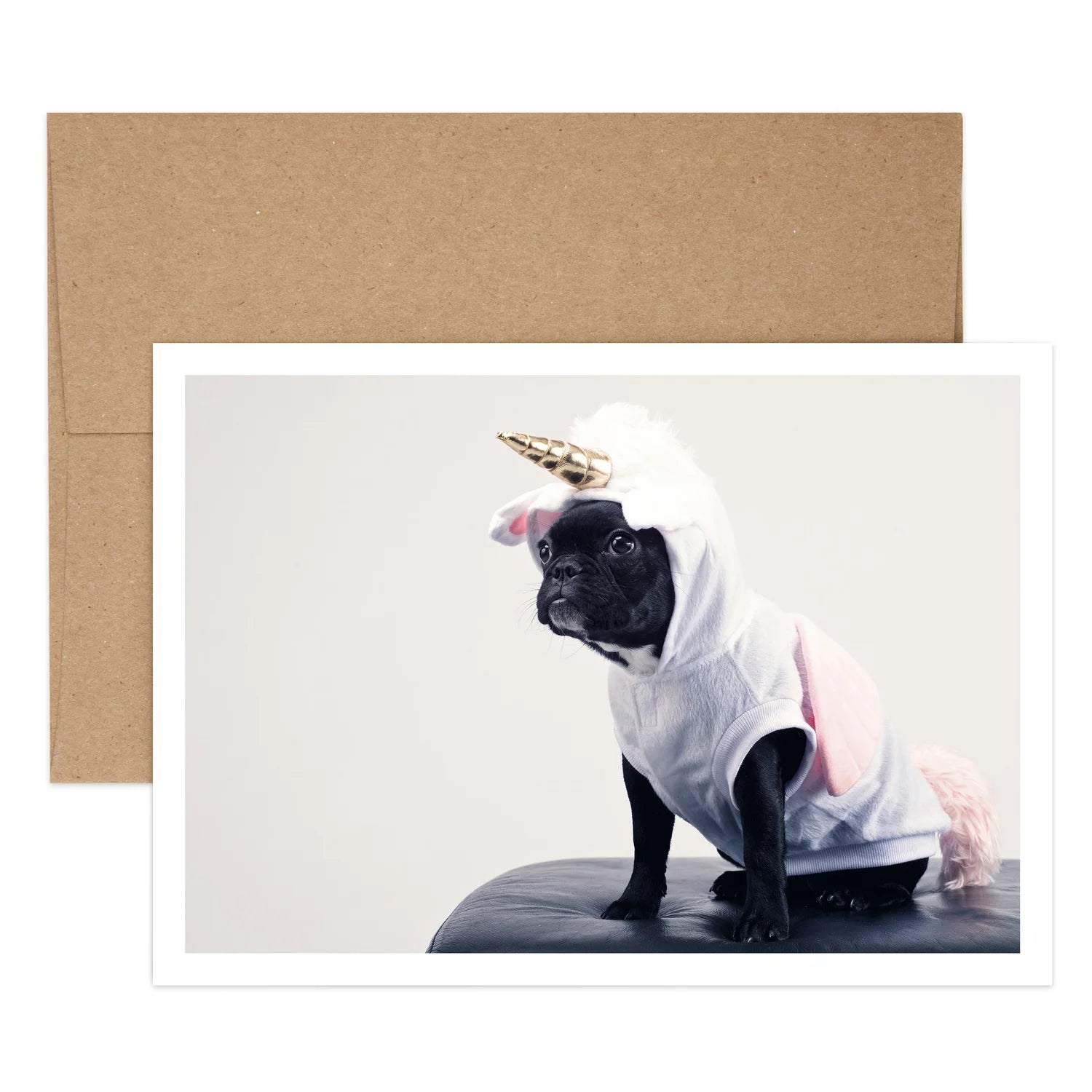 Dog Unicorn Birthday Greeting Card