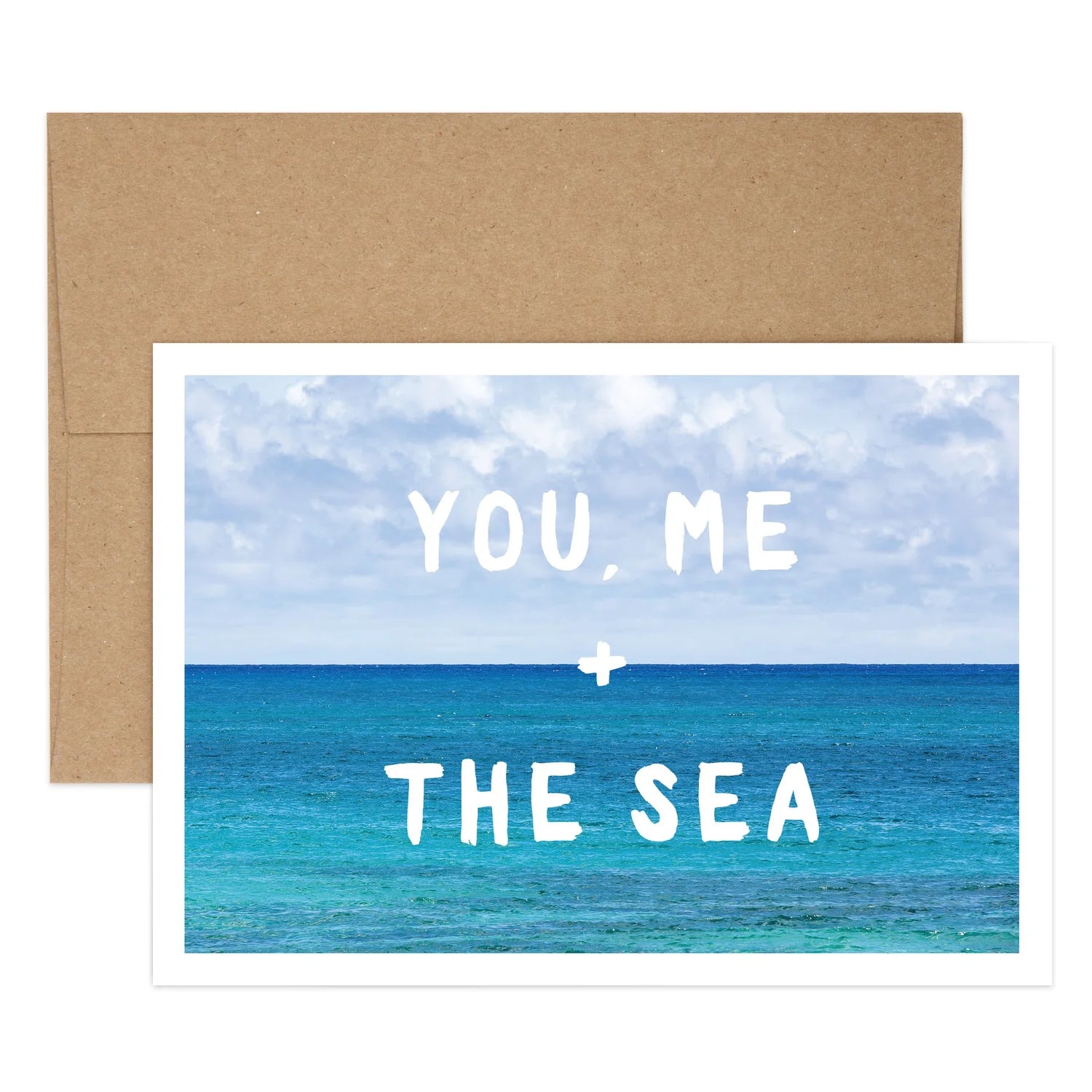 You, Me & The Sea Anniversary Greeting Card
