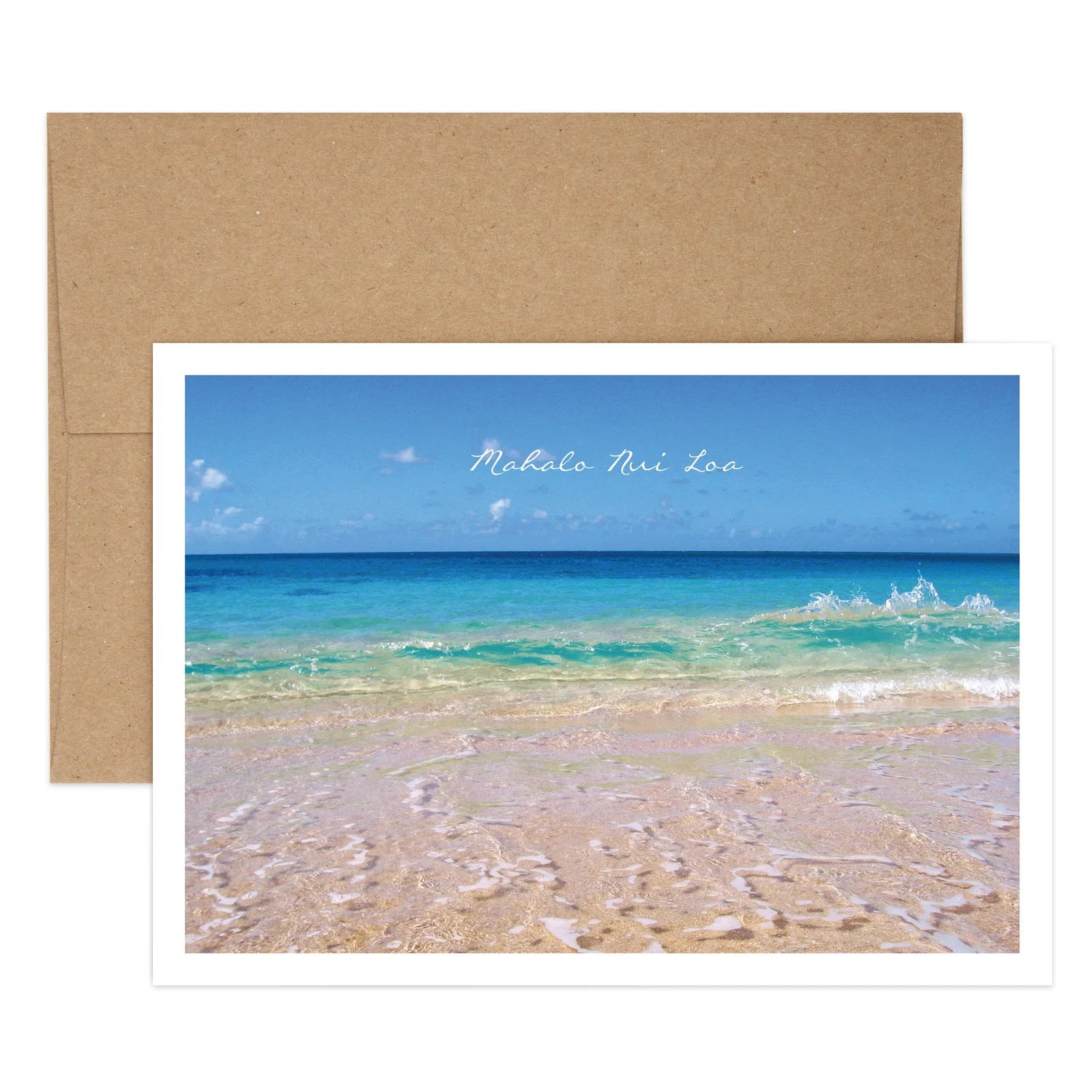 Sunset Beach Mahalo Greeting Card