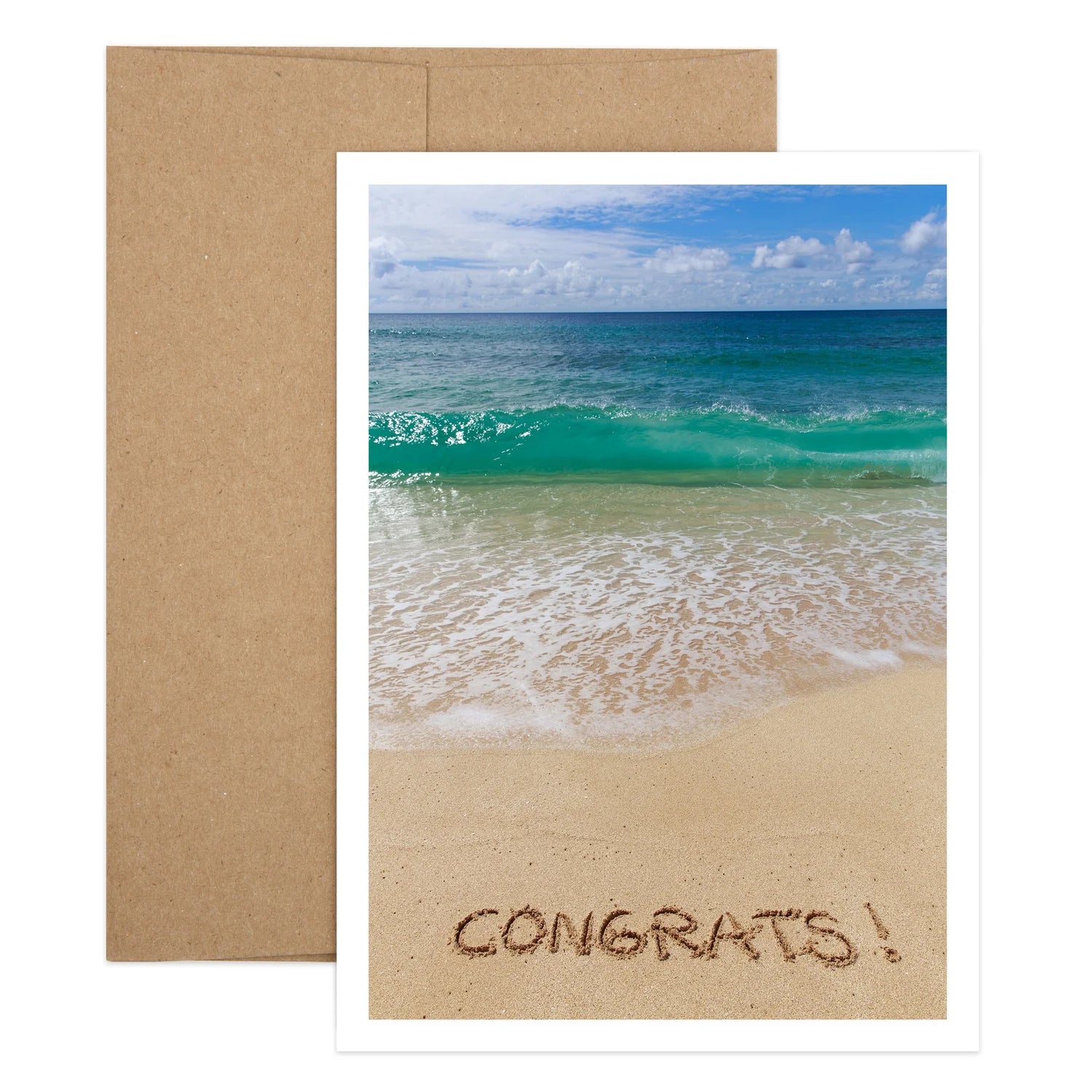 Sand Congrats Greeting Card