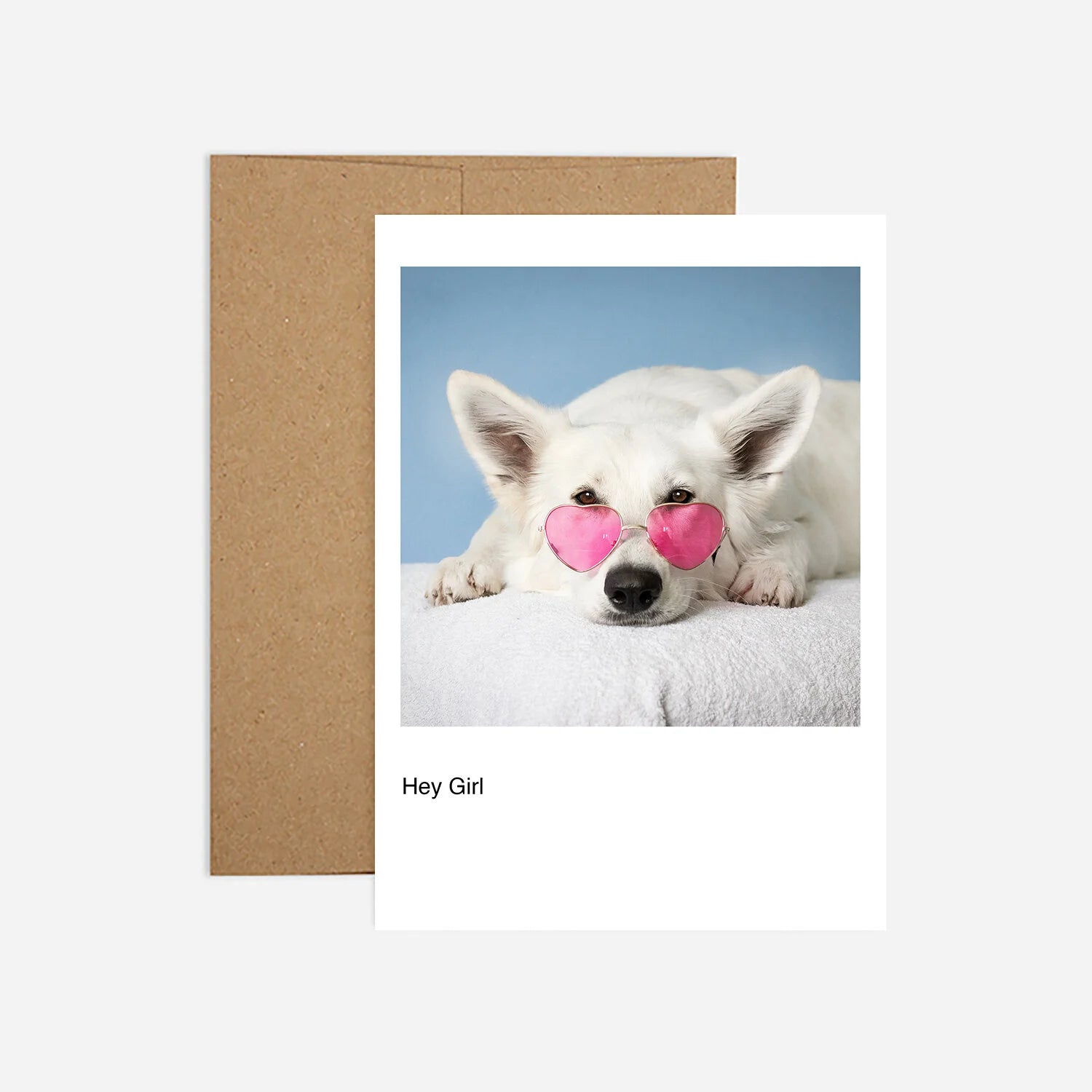 Heart Glasses Valentine Greeting Card