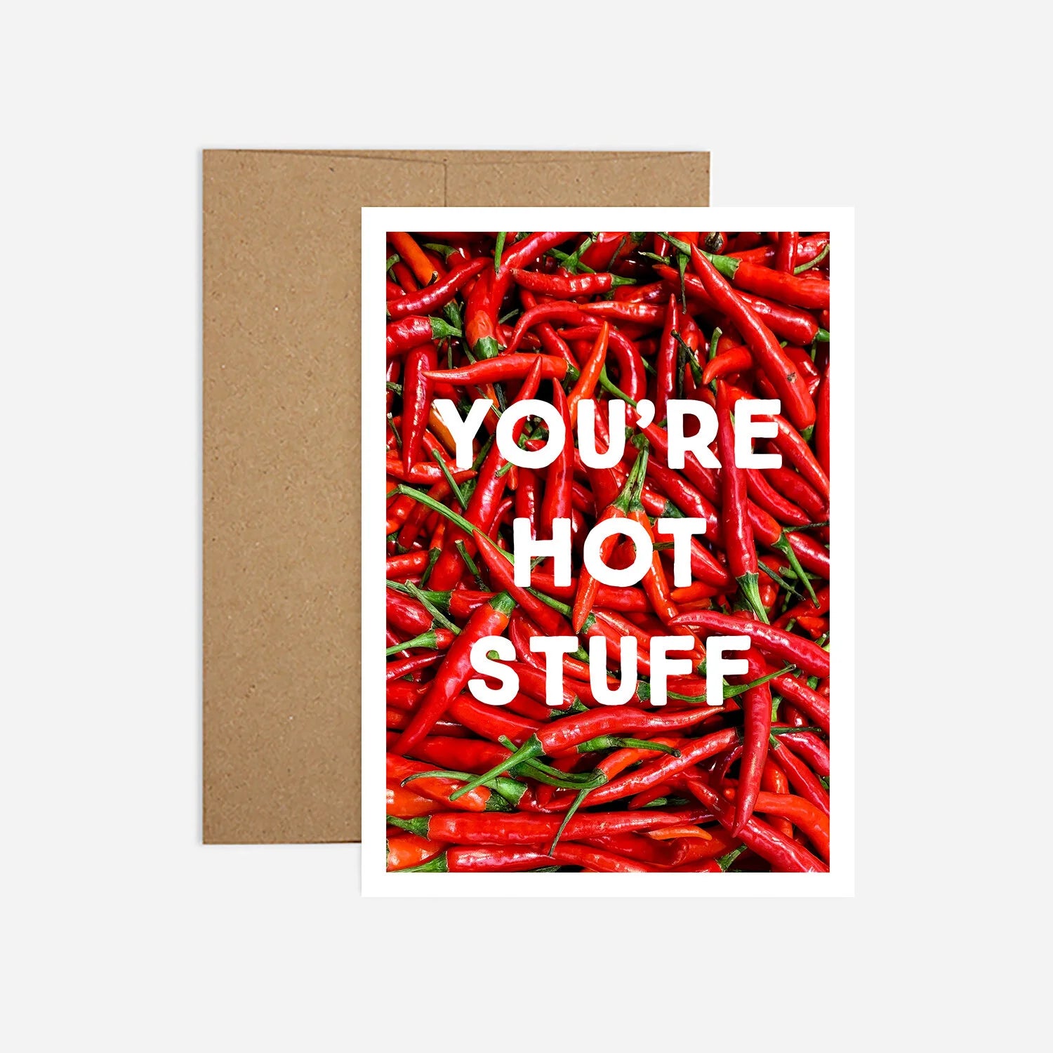Pepper Valentine Greeting Card